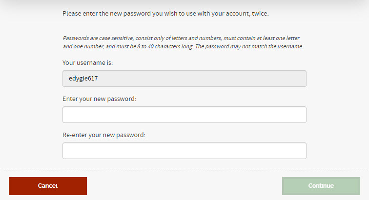 Herstel wachtwoord 5